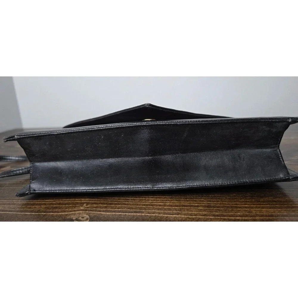 Ande Medium‎  Black Leather Crossbody Bag Purse